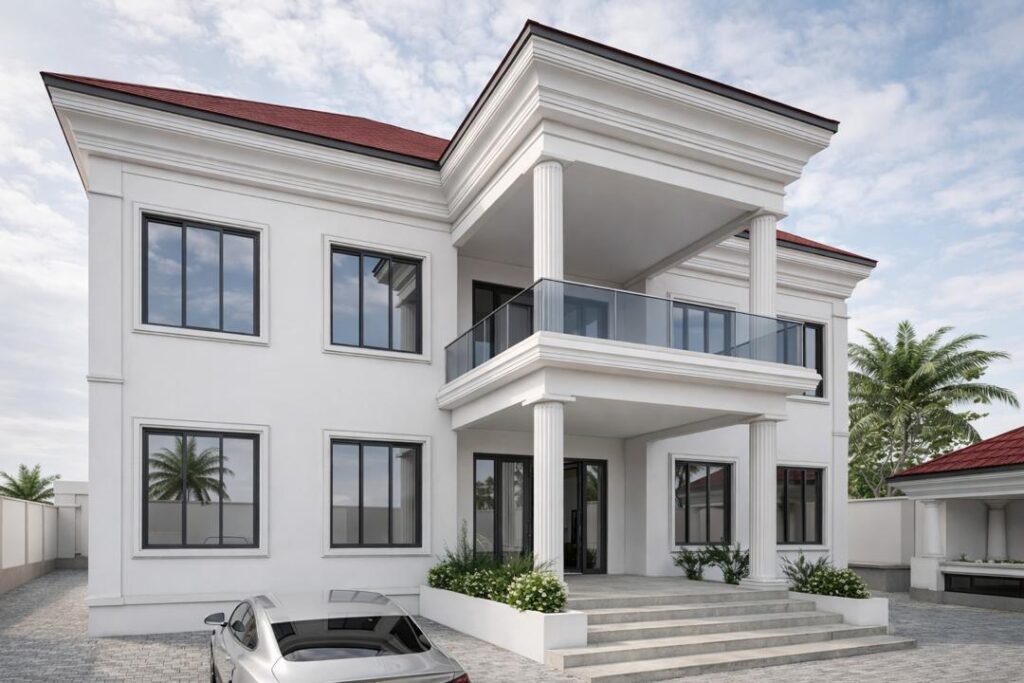 Residential building design representing Mangonteh Construction's approach to quality and craftsmanship